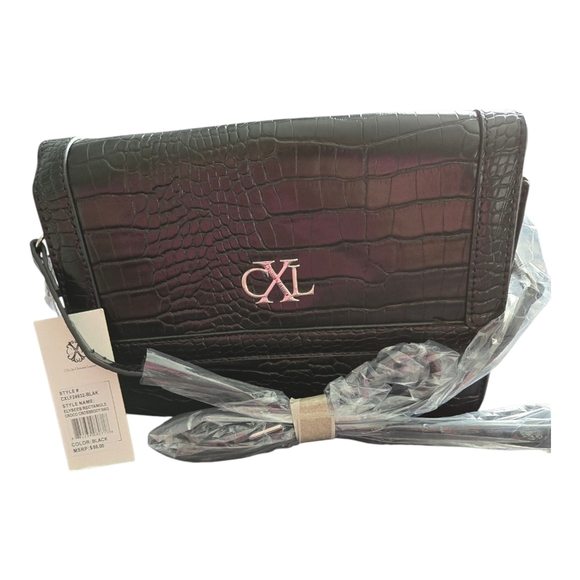NWT Christian Lacroix Black Crossbody Bag